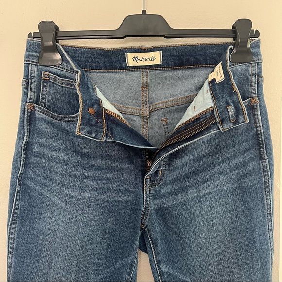 Madewell 10” High Rise Skinny Jeans - Medium Wash - Size 27 - Classic Minimal - Picture 5 of 11